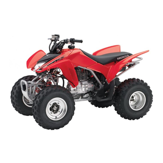 Honda SPORTRAX 250EX 2008 Owner's Manual