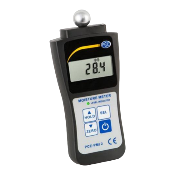 PCE Instruments PCE-PMI 2 Manual
