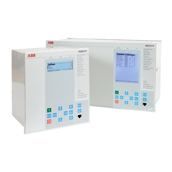 ABB IED 670 Manuals