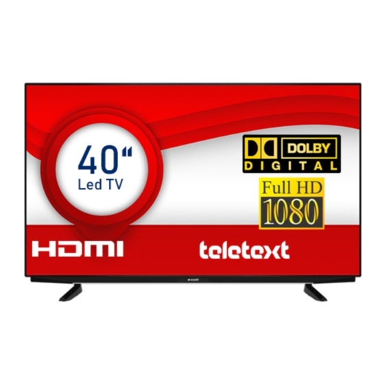 arcelik A40K 586 HOTEL TV Brief Instruction