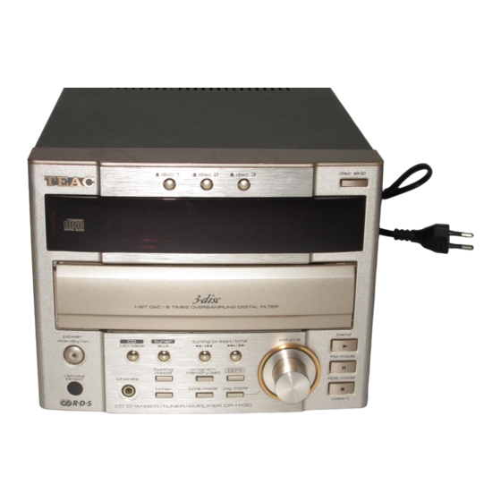 Teac CR-H130 Owner's Manual