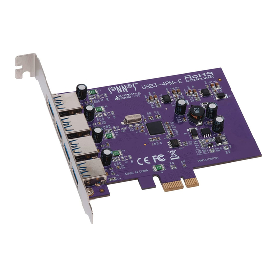 Sonnet Allegro USB3-4PM-E Quick Start Manual