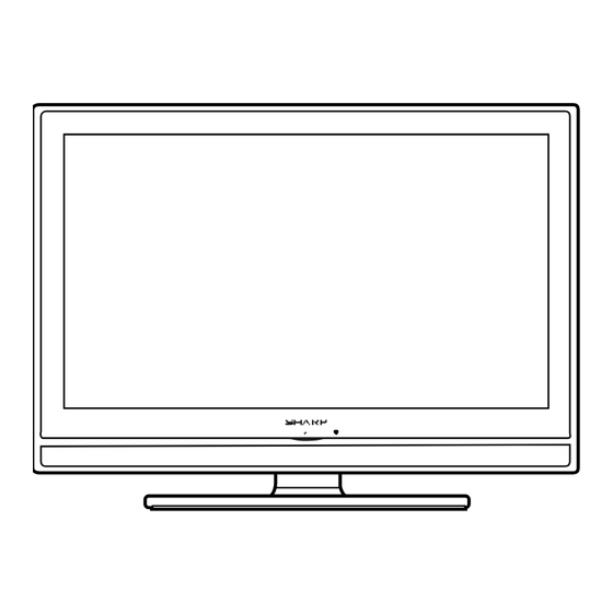 Sharp LC-32SH7E(B) Service Manual