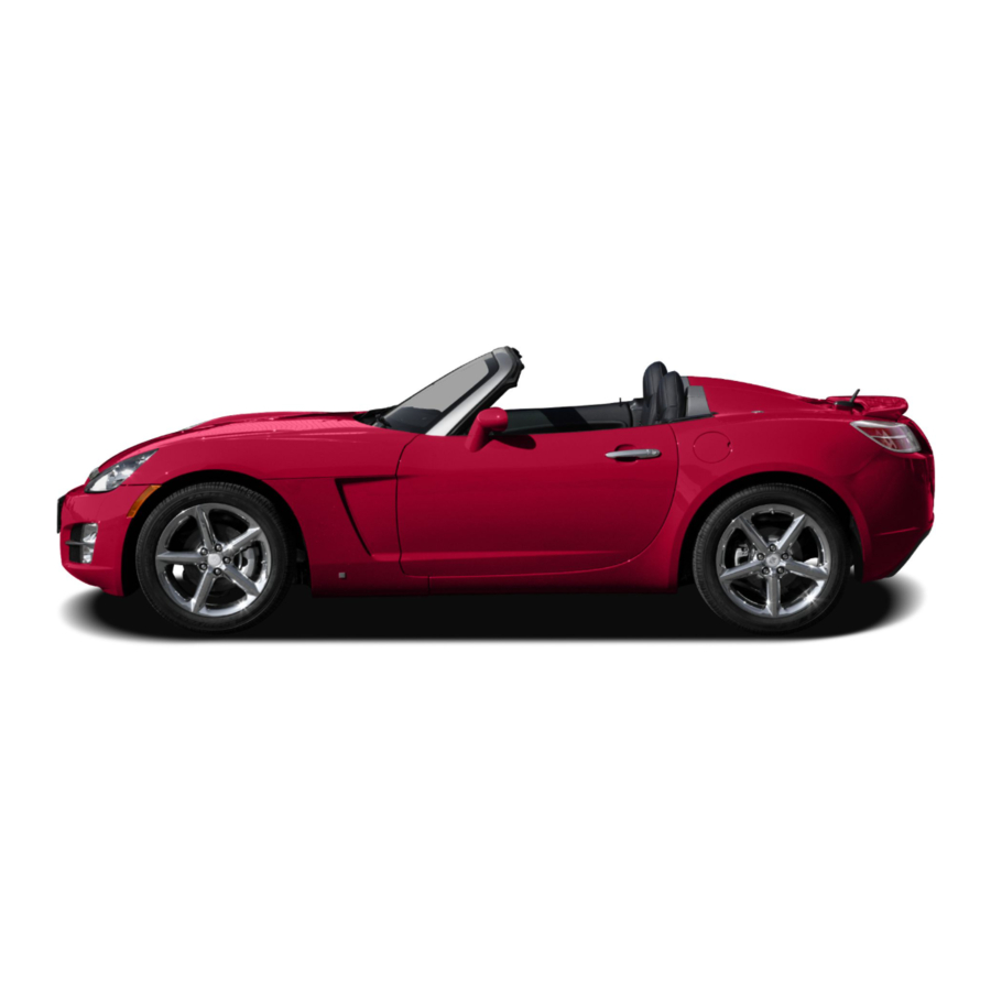 Saturn 2008 Sky Owner's Manual