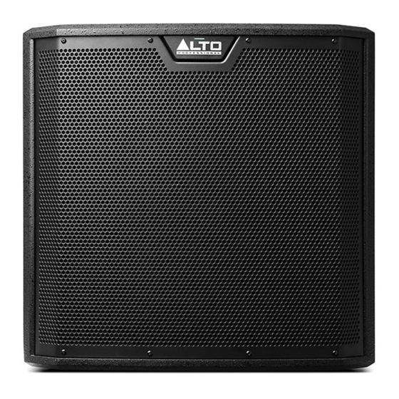 Alto Professional TS312S User Manual
