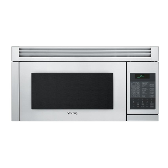 Viking Built-In Convection Microwave Hood Manuals