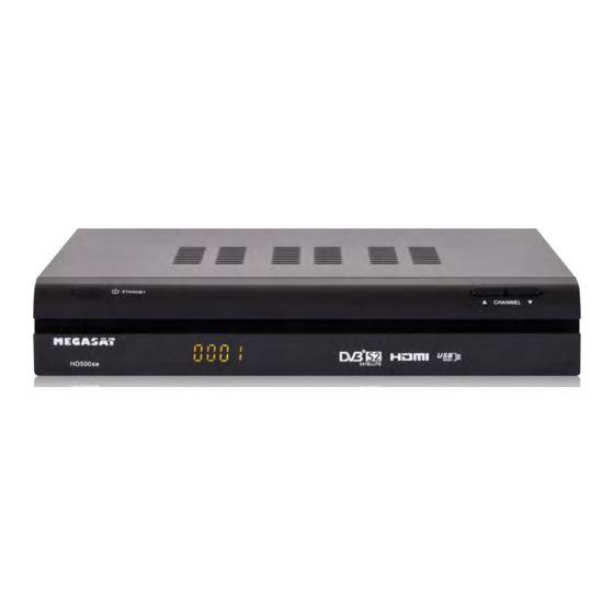 Megasat HD 500se User Manual