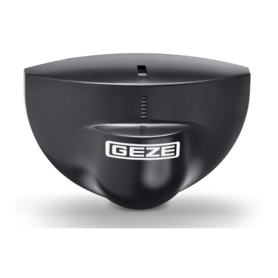 GEZE GC 304 R Manual