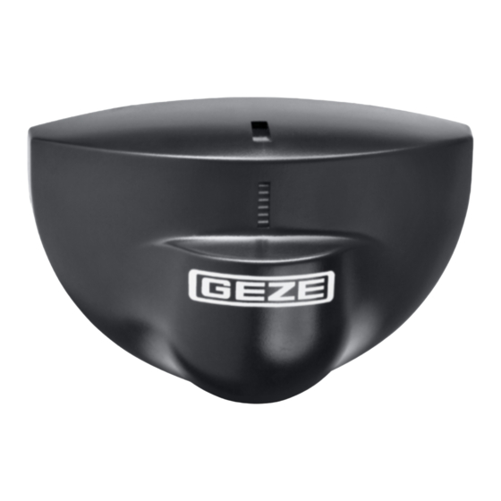 GEZE GC 304 R User Manual