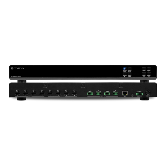 Panduit Atlona AT-HDR-H2H Series Update Instructions