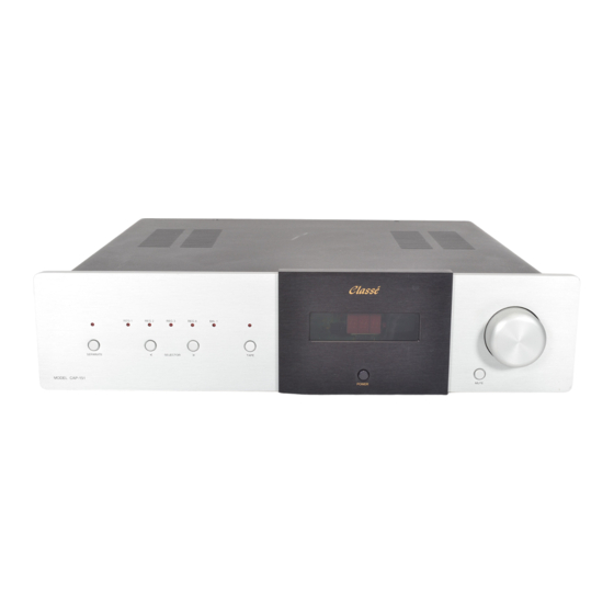 Classe Audio C-151 Owner's Manual