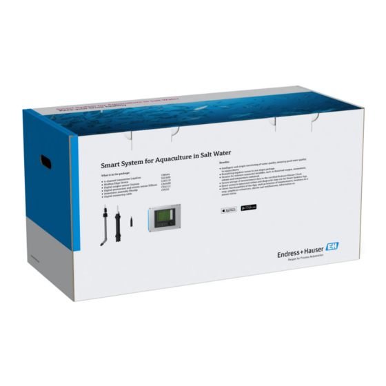 Endress+Hauser Smart System SSP200B Operating Instructions Manual