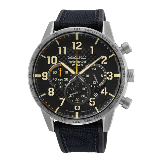 Seiko SSB367 Instructions Manual