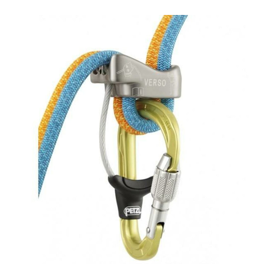 Petzl UNIVERSO Manual