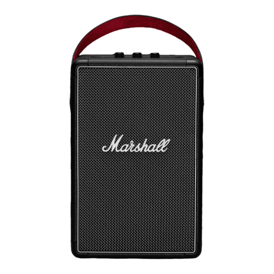 Marshall Amplification TUFTON Quick Start Manual
