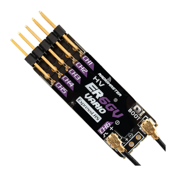 RadioMaster ER6GV User Manual