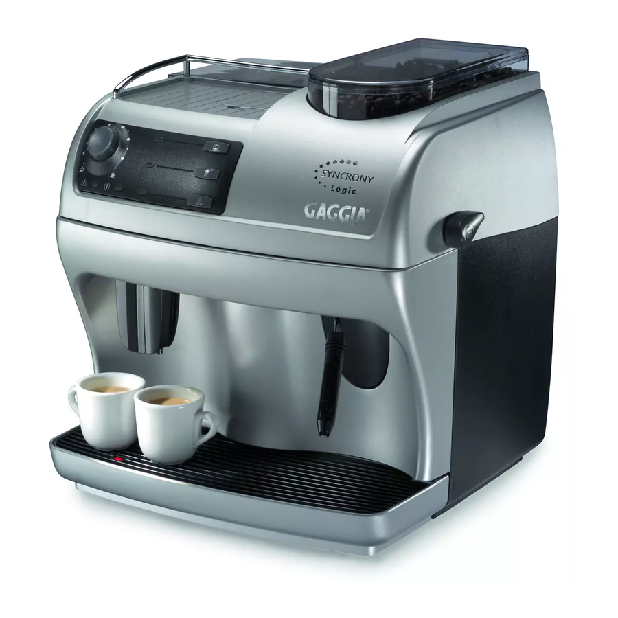 Gaggia 740903008 Operating Instructions Manual