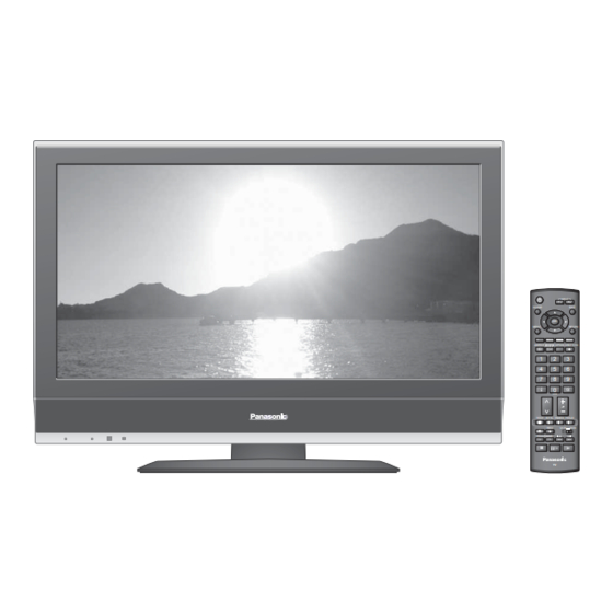 Panasonic Viera TX-32LXD70 Operating Instructions Manual