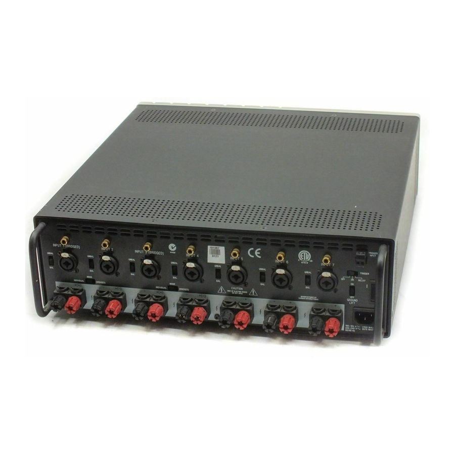 Lexicon LX-7 User Manual