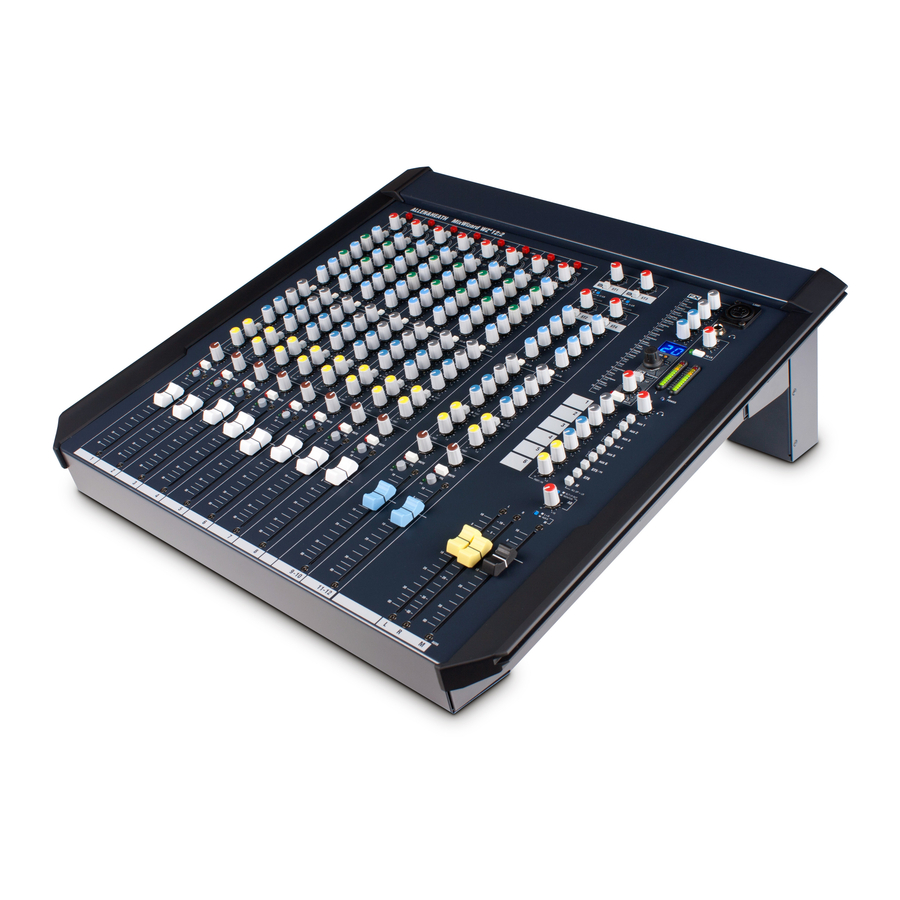 ALLEN & HEATH MIXWIZARD WZ4 162 USER MANUAL Pdf Download ManualsLib
