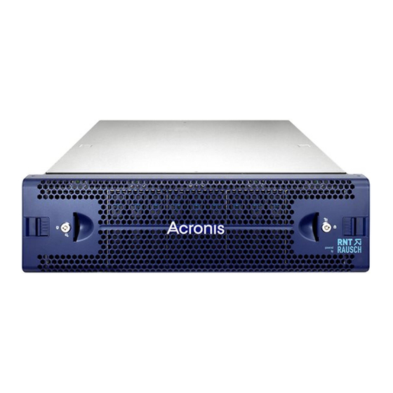 ACRONIS Cyber Appliance 15031 Quick Start Manual