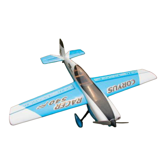 AeroPlus Corvus Racer 540 59 Manuals