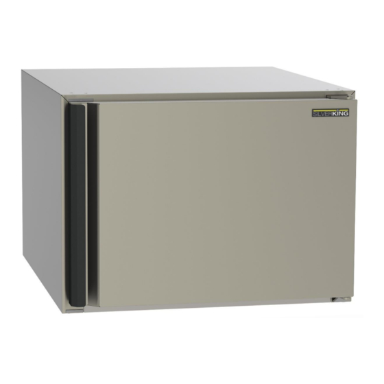 Silver King SKRS28-ESEU10 Refrigerator Manuals