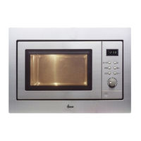 Hoover H-MICROWAVE 100 HMG201X User Instructions