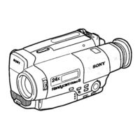 Sony Handycam Video8 CCD-TR614 Operation Manual
