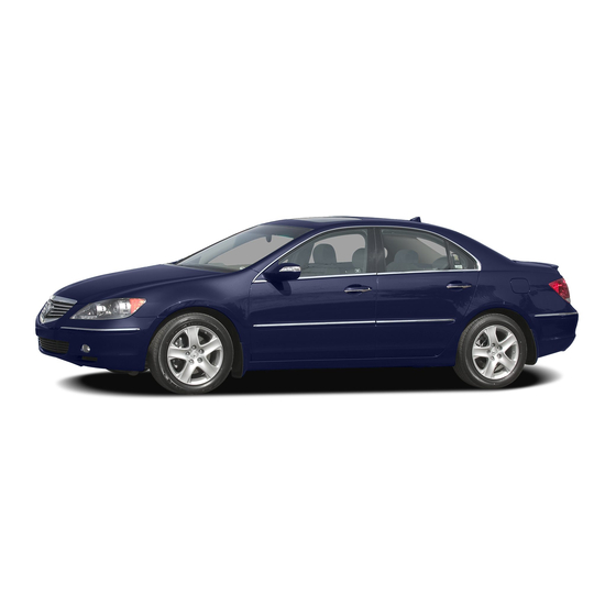 Acura 2007 RL Navigation Manual