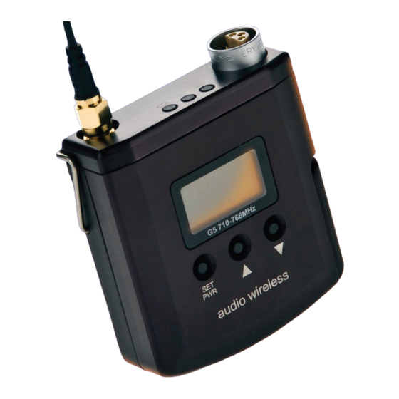 audiowireless AWT-1 Manuals