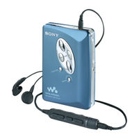 Sony Walkman WM-EX527 Service Manual