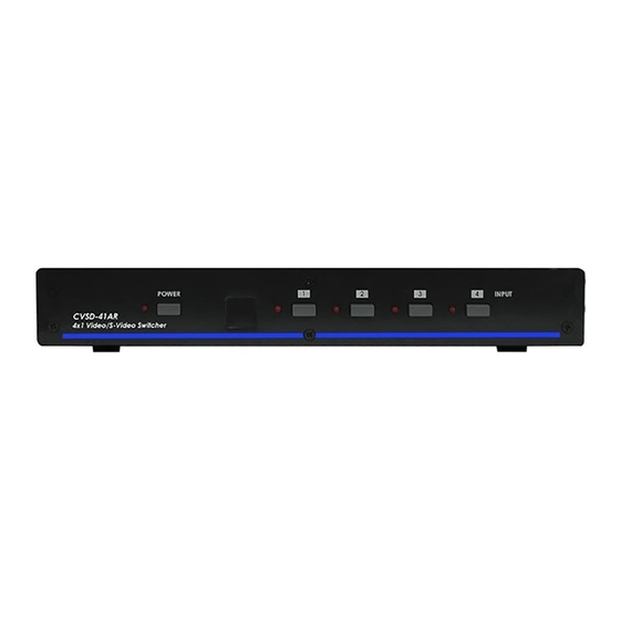 Cypress CVSD-41AR Operation Manual