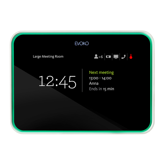 EVOKO Room Manager Quick Start Manual