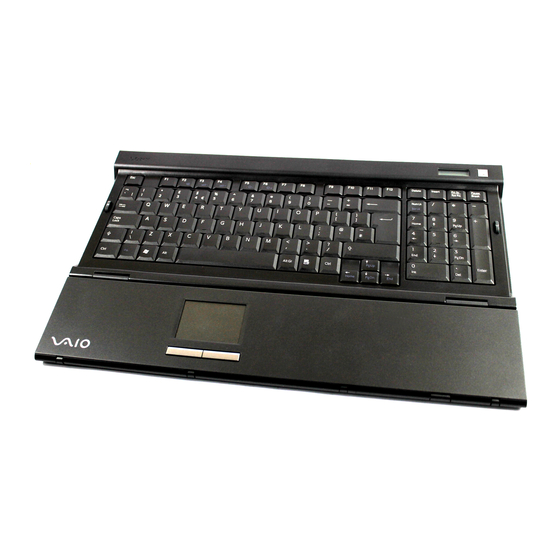 Sony VGP-WKB1 - VAIO Wireless Keyboard Manuals