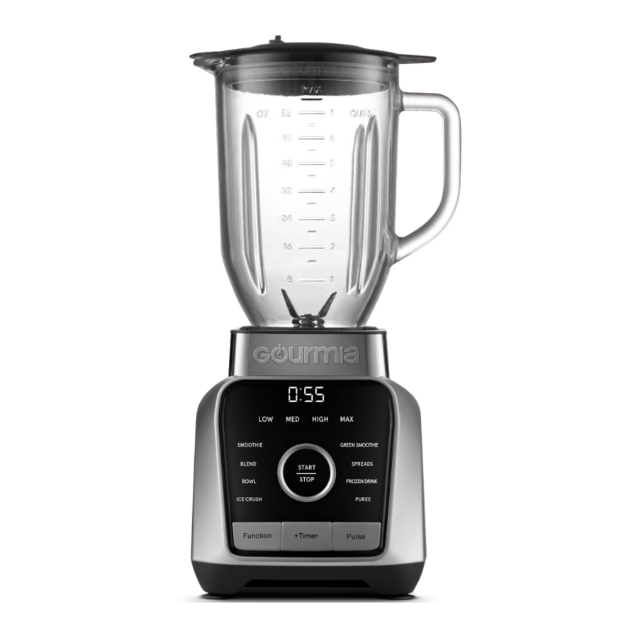 User Manuals: Gourmia GPB3125 Digital Blender