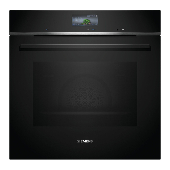 User Manuals: Siemens HB736G1 1 Series Built-in Oven