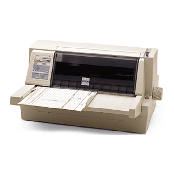 Epson LQ 670 Product Information Manual