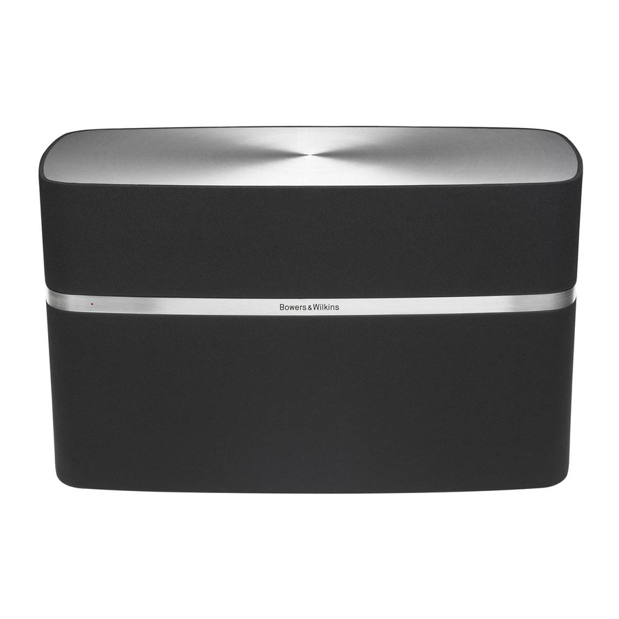 Bowers & Wilkins A7 Owner's Manual