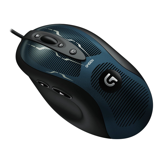 Logitech G400s Setup Manual