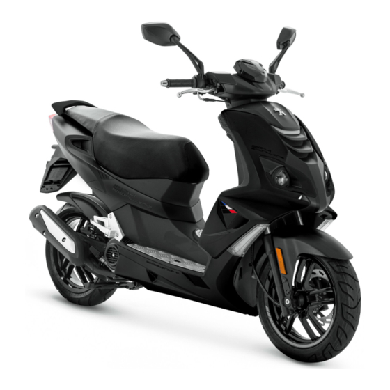 PEUGEOT SPEEDFIGHT 2021 Manuals