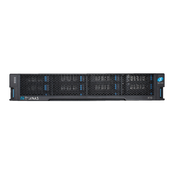 TrueNAS X Series Basic Setup Manual