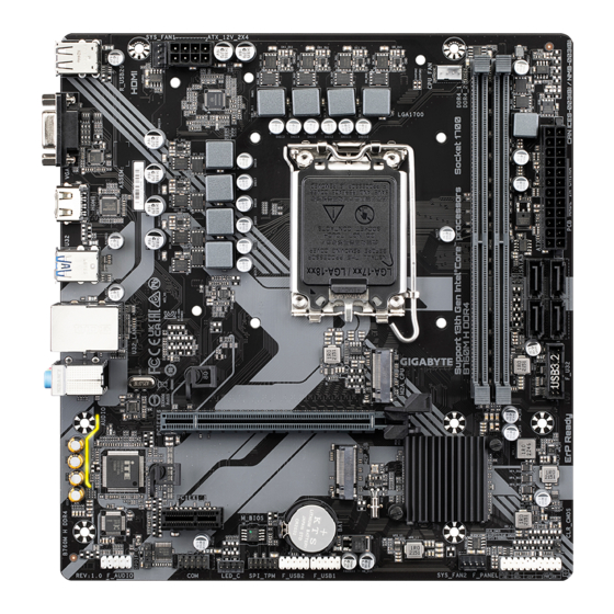 Gigabyte B760M K DDR4 User Manual