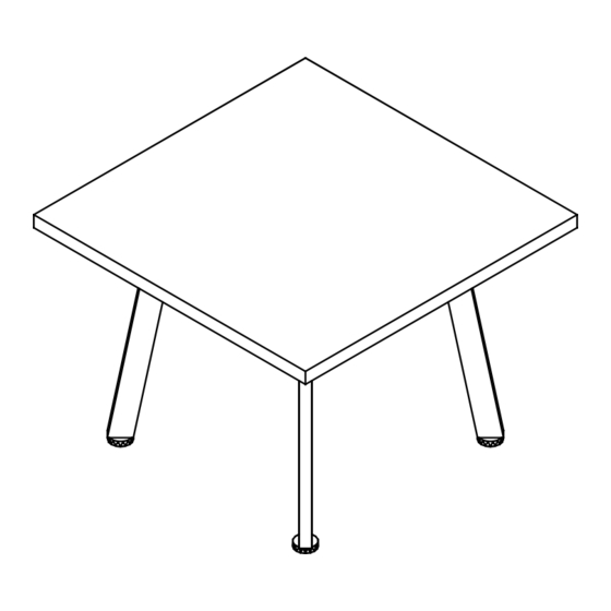 Rapidline Eternity Coffee Table Square ECT99 Assembly Instructions