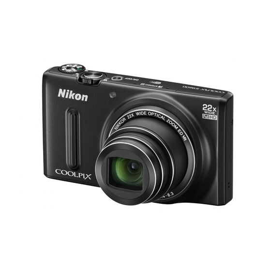 NIKON COOLPIX S8200 REFERENCE MANUAL Pdf Download | ManualsLib