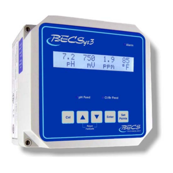 BECS BECSys3 115VAC Operation And Maintenance Manual