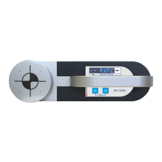 CAME BlueForce Smart Gate Force Tester Manuals