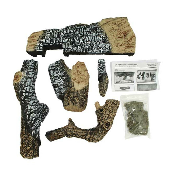 Hearth & Home LOGS-550TRS-E Placement Instructions