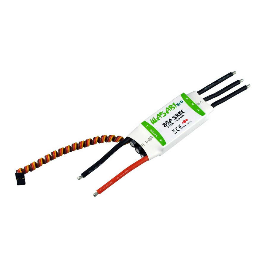 YUKI MODEL Wasabi Eco BL ESC 45A BEC 3A YUKI MODEL Wasabi Eco BL ESC 45A BEC 3A