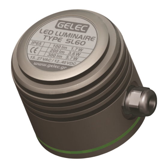 Gelec SL60 Manuals